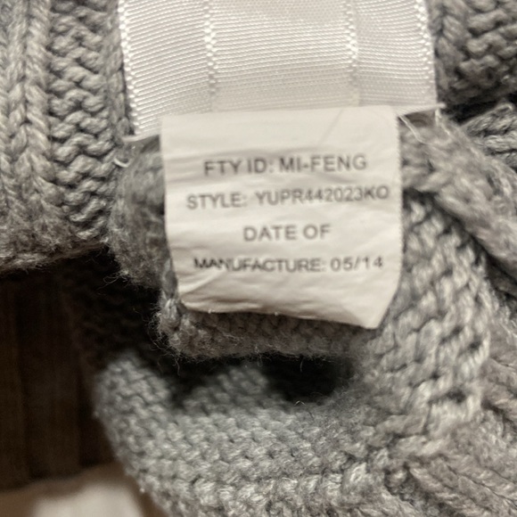 Urban Pipeline Men's Gray Cotton Long Sleeve Pullover Casual Knit Sweater L - Picture 6 of 6